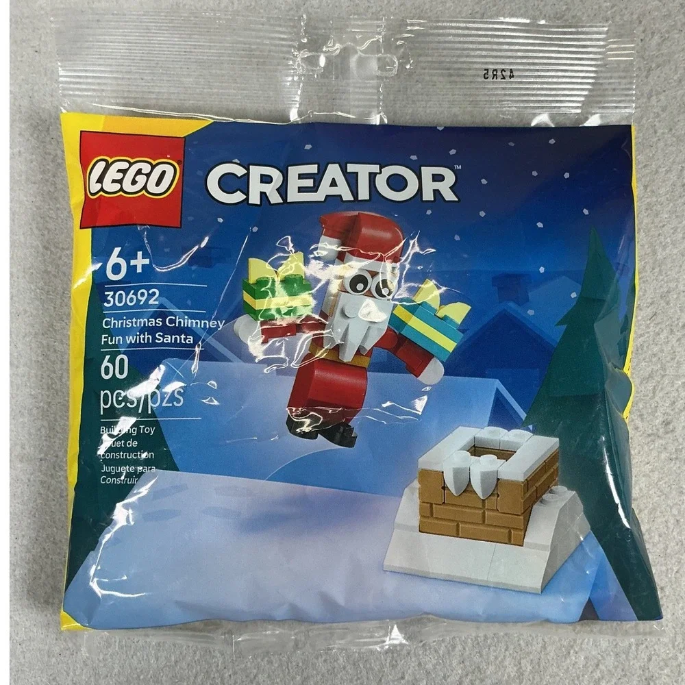 LEGO Creator Christmas Chimney Fun with Santa 30692 Polybag Building Toy New